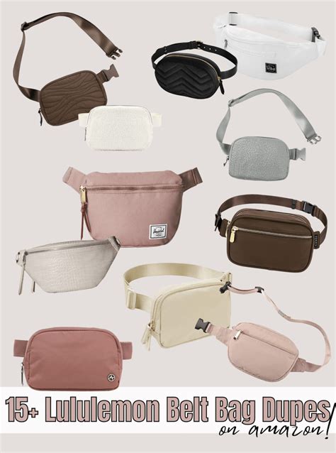 lulu belt bag amazon dupe|best lululemon crossbody bag dupe.